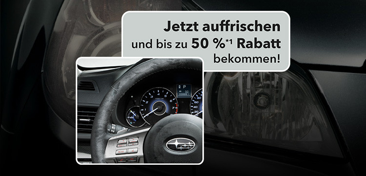 Gefühlt wie neu.: Rundum aufgefrischt mit Original Subaru Ersatzteilen 
